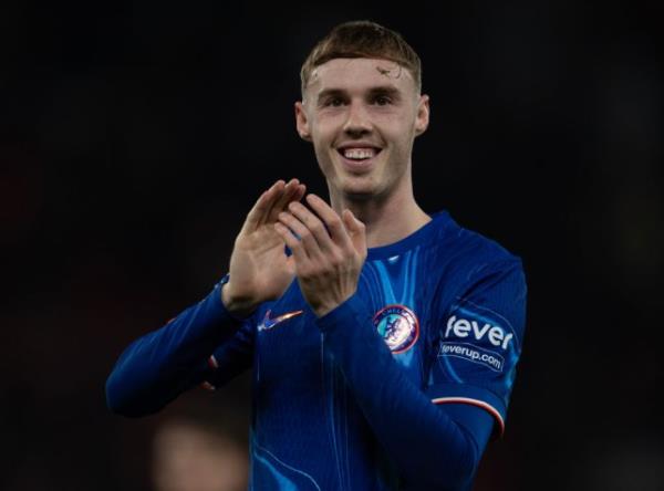 Cole Palmer of Chelsea after the Premier League match between Manchester United FC and Chelsea FC at Old Trafford