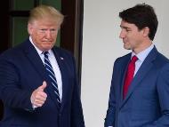 US President-elect Do<em></em>nald Trump with Canadian Prime Minister Justin Trudeau. (AP file photo)
