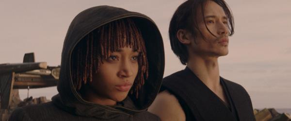 Osha Aniseya (Amandla Stenberg) and the Stranger in the Acolyte